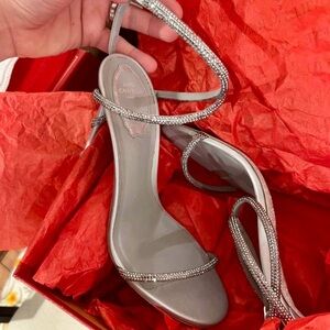 Rene Caovilla Silver Heels